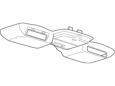 Ford 3C7Z-78519A70-BAB Console Assembly - Overhead