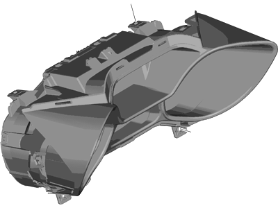 Ford DT1Z-10849-M Instrument Cluster