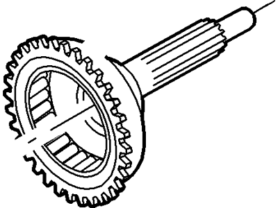 Ford 2L2Z-7A658-AA Shaft