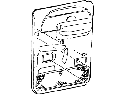 Ford YC3Z-2627406-BAC Panel Assembly - Door Trim