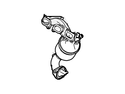 Ford 6E5Z-5G232-AB Catalytic Converter Assembly