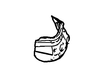 Ford Fusion Exhaust Heat Shield - 6E5Z-5E258-CA