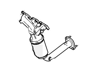 2007 Ford Fusion Catalytic Converter - 6E5Z-5G232-AA