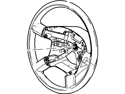 Ford 4L2Z-3600-BAA Steering Wheel Assembly