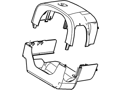 Ford 4L2Z-3530-AAA Shroud Assembly - Steering Column