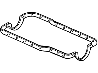 1993 Ford Mustang Oil Pan Gasket - F3ZZ-6710-A