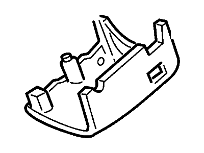 Mercury Grand Marquis Steering Column Cover - 4W1Z-3530-AAA