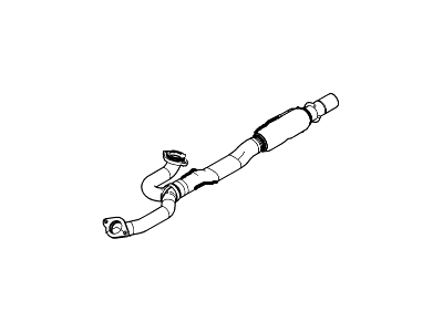 2010 Lincoln MKX Exhaust Pipe - 9T4Z-5G274-A