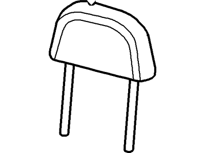 Ford 1L2Z78611A08AAD Headrest Assembly