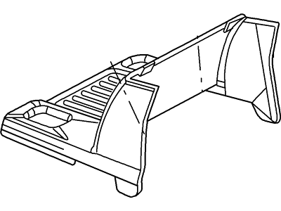 Ford 4C5Z-78613A97-BAB Cover - Rear Seat Bracket