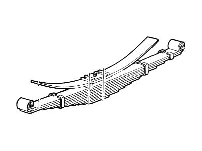 2001 Ford F-550 Super Duty Leaf Spring - YC3Z-5560-BB