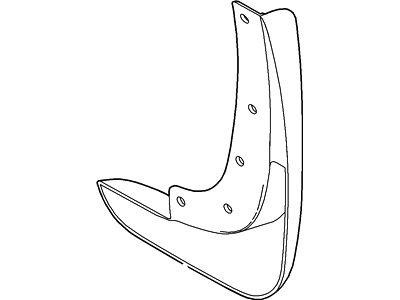 Lincoln MKS Mud Flaps - 9A5Z-16A550-AA