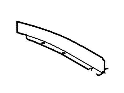 Ford YW4Z-5420555-AAA Moulding - Door Outside