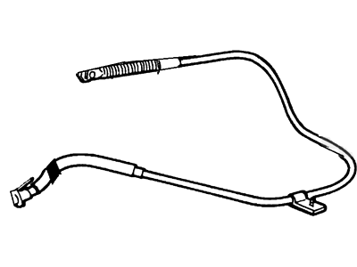 Ford F4ZZ-7E395-A Selector Lever Control Cable Assembly