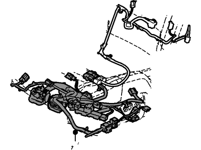 Ford BU5Z-14A699-XA Wire Assembly