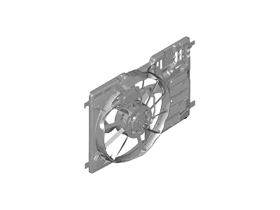Ford CV6Z-8C607-C Motor And Fan Assembly - Engine Cooling