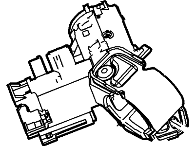 Ford BE8Z-3F527-B Lock Assembly - Steering And Ignition