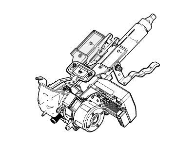 2012 Ford Fiesta Steering Column - BE8Z-3C529-A