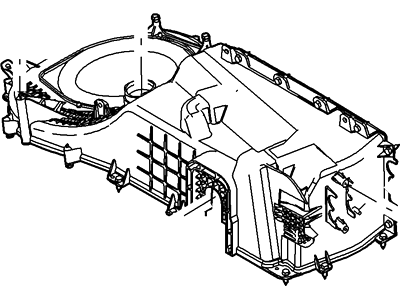 Ford 5F9Z-19C974-BB Housing - Heater Blower