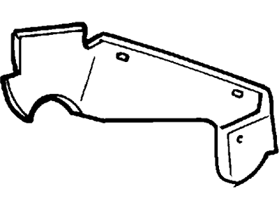 Ford E25Y-5422024-A Plate - Door Lock Striker
