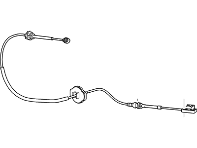 2006 Mercury Monterey Shift Cable - 3F2Z-7E395-AB