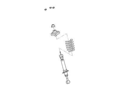2003 Ford Expedition Shock Absorber - GU2Z-18A093-D
