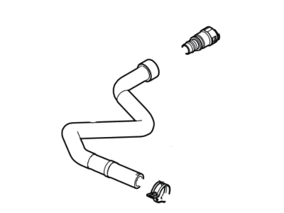 Ford BC3Z-18472-H Hose - Heater Water