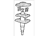 Mercury Bobcat Antenna - E3AZ-18813-A Kit - Aerial