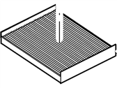 Ford AE5Z-19N619-A Filter - Odour And Particles