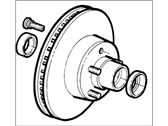 Ford Fairmont Brake Disc - F1ZZ-1102-B Hub And Disc Assembly