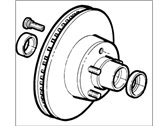 Mercury Zephyr Brake Disc - F1ZZ-1102-B Hub And Disc Assembly