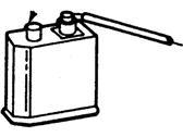 Lincoln Mark VII Vapor Canister - E5TZ-9D653-A Reservoir Assembly