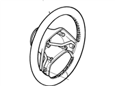 Ford Bronco Steering Wheel - F6TZ-3600-AAC Steering Wheel Assembly