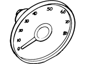Ford Fairmont Instrument Cluster - D8BZ-17255-B Speedometer Assembly