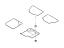 Ford BA1Z-7813300-AD Kit - Contour Carpet Mat - Front