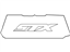 Ford 4L3Z-9925622-CAA Name Plate