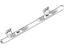 Ford 9L3Z-16450-EB Step Bars - 5 Inch Chromed Aluminum, Crew Cab