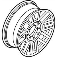 Hc3z 1007 K Genuine Ford Wheel Assembly Hc3z 1007 K Genuine Ford Wheel Assembly