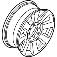 Hc3z 1007 J Genuine Ford Wheel Assembly Hc3z 1007 J Genuine Ford Wheel Assembly
