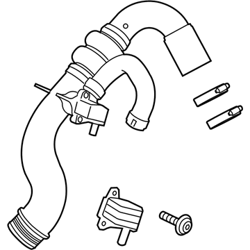 Ford FR3Z-6C646-A Duct - Air