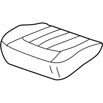 Ford 2C6Z-1663805-AAA Rear Seat Cushion Cover Assembly