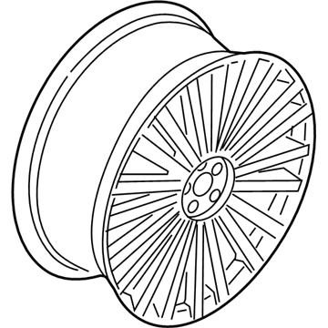 Ford HP5Z-1007-H Wheel Assembly