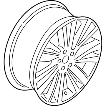 Ford HP5Z-1007-B Wheel Assembly