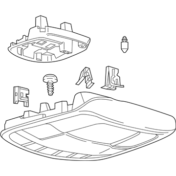 Ford DS7Z-54519A70-ER Console Assembly - Overhead