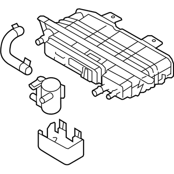 2010 Ford Fusion Vapor Canister - AE5Z-9D653-B