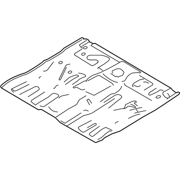 Ford 9L8Z-7811135-A Pan Assembly - Floor - Front