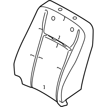Ford JC3Z-2564811-A Pad - Seat Back
