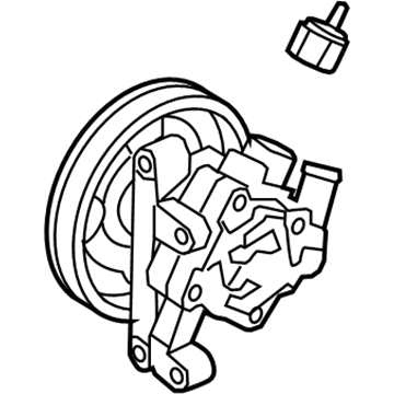 Lincoln MKZ Power Steering Pump - AH6Z-3A696-A
