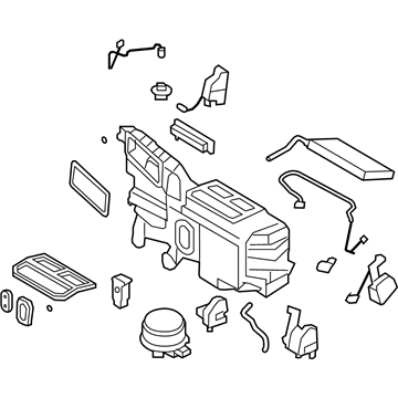 Ford 9T4Z-19B555-F Evaporator And Housing Assembly