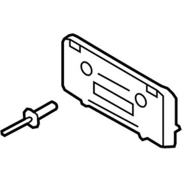 Ford AN7Z-17A385-AA Bracket - License Plate